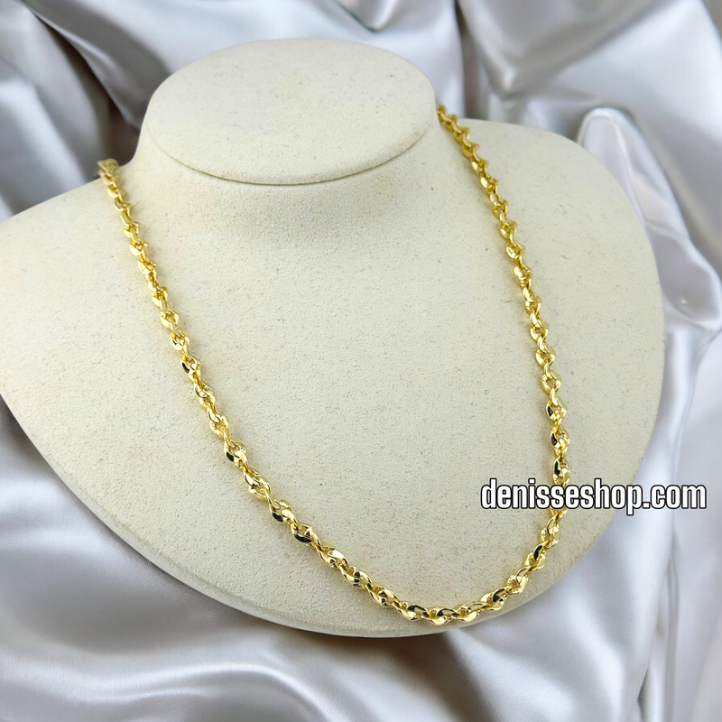 14K WOMEN/MEDIUM LINK CHAIN NECKLACE 20” CH033