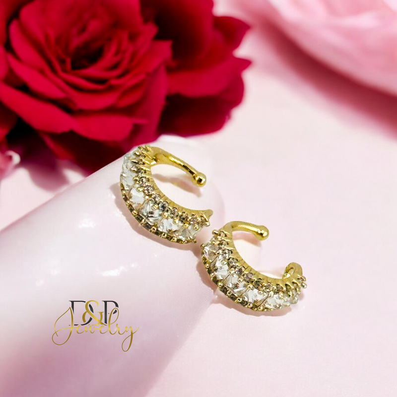 14K EAR CUFF EARRING E888