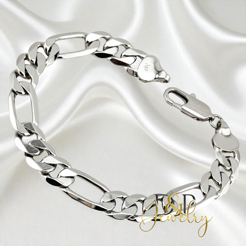 SILVER MEN BRACELET 10MM BR846