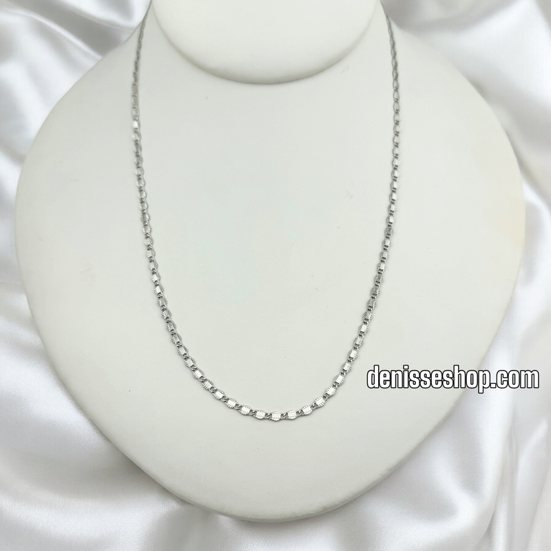 14K SILVER MIRROR GRAB DESIGN CHAIN CH054 (57)