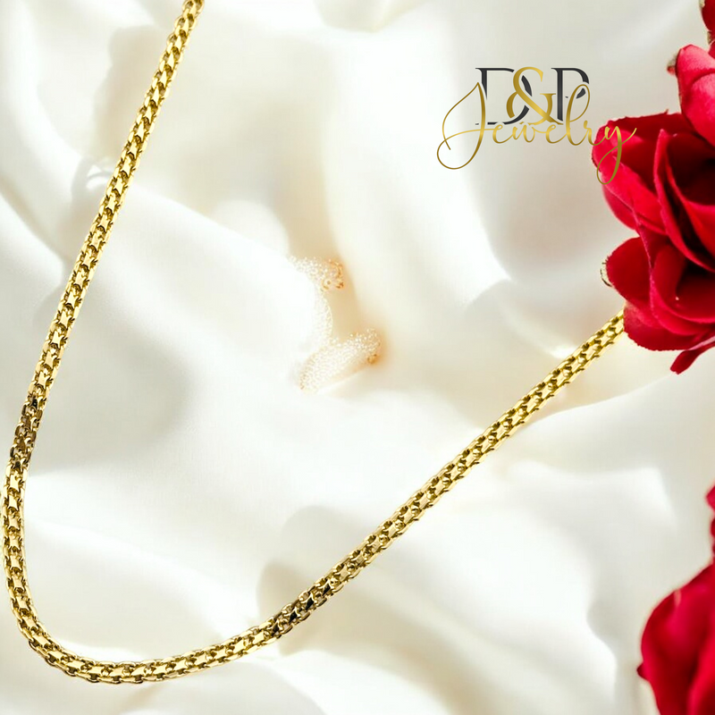 14K FANCY THIN CHAIN 2MM CH125