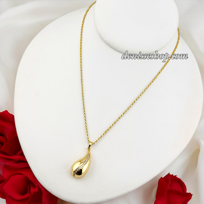 14K WOMEN DROP PENDANT P689