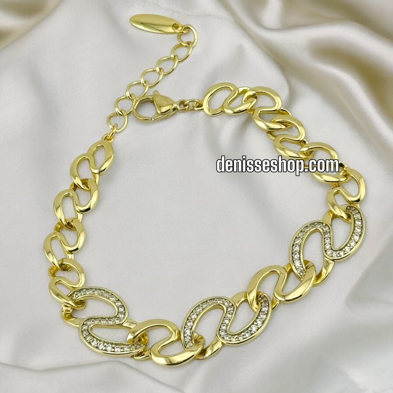 14K GOLD BRACELET BR424