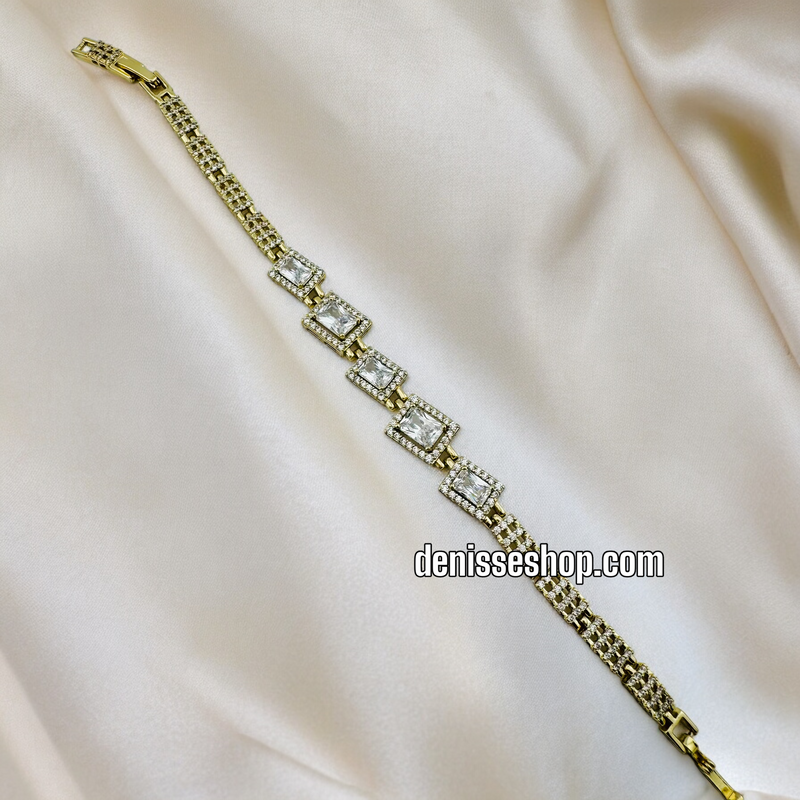 14K WHITE BRACELET BR351