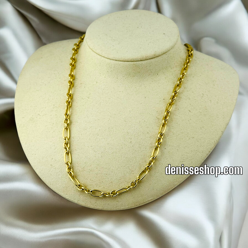 14K WOMEN/LONG LINK CHAIN NECKLACE 18” CH032