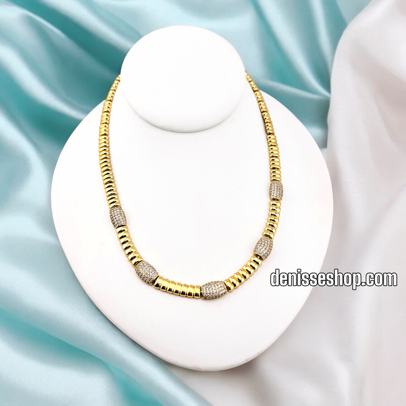 14K FASHION SNAKE NECKLACE  N232