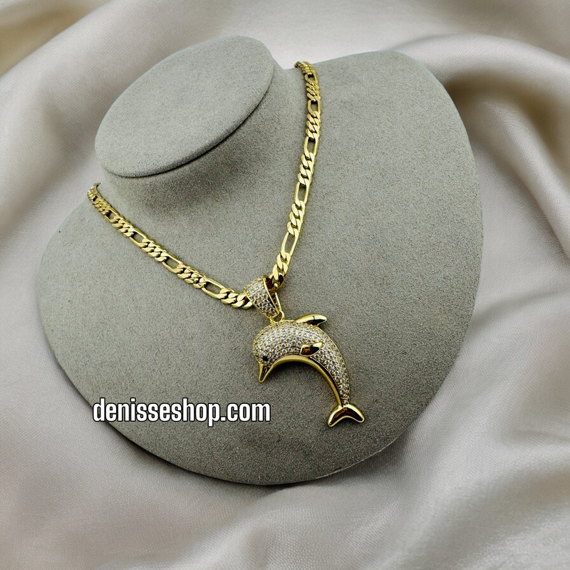 14K DOLPHIN PENDANT P363