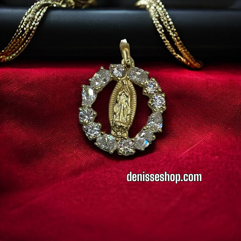 14K GUADALUPE PENDANT P245 (CHAIN NO INCLUDED)