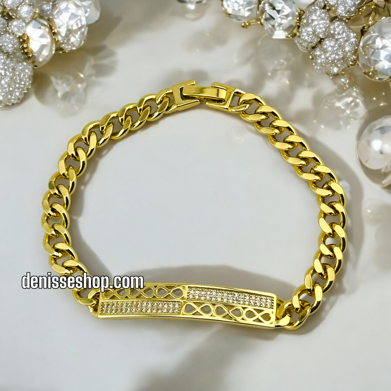 14K GOLD /PLATE BRACELET BR465