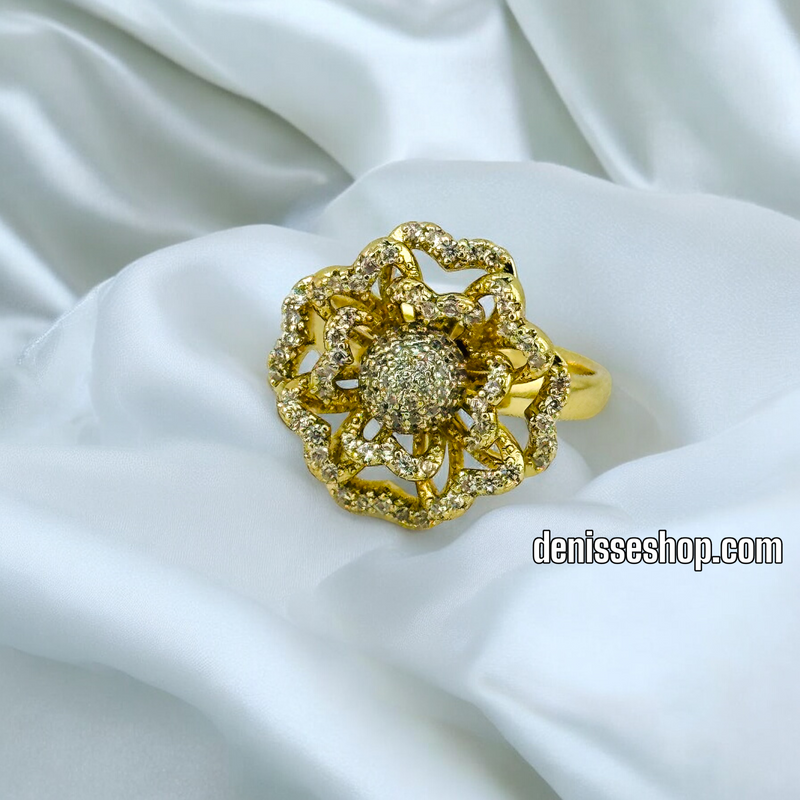 14K FLOWER RING RG238