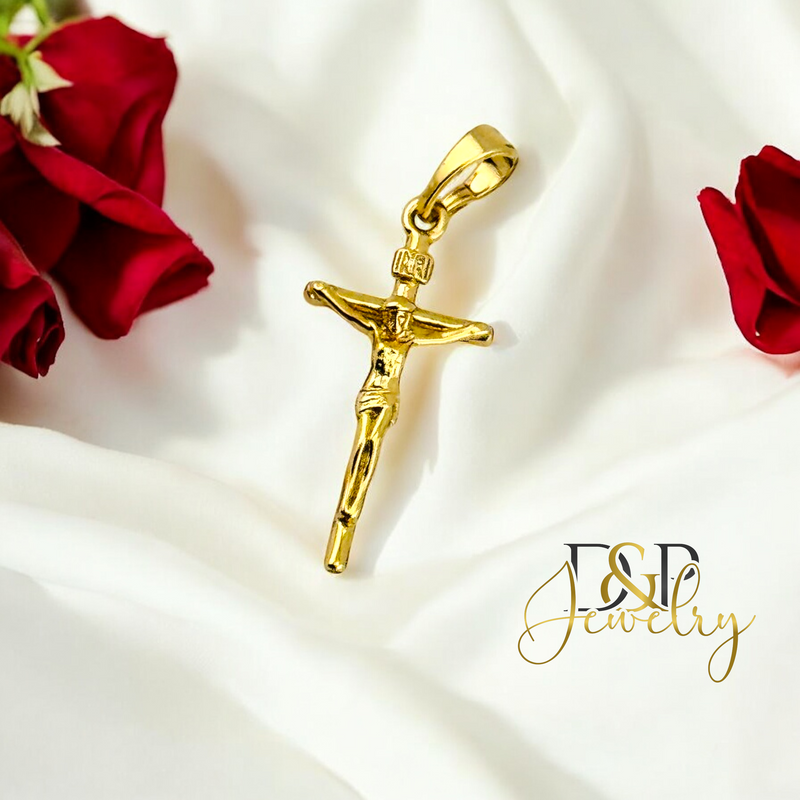 14K SMALL CRUCIFIX PENDANT P841