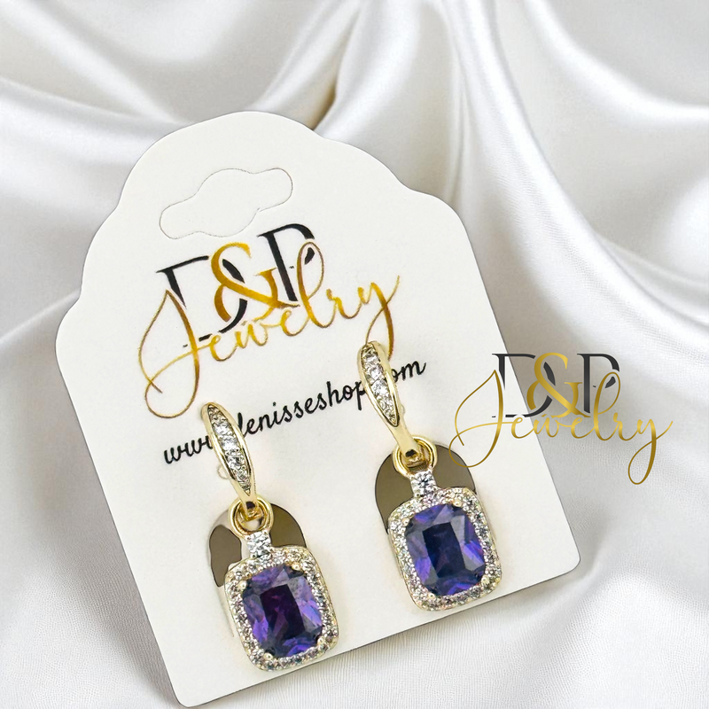 14K ELEGANT HOOP EARRING HP768