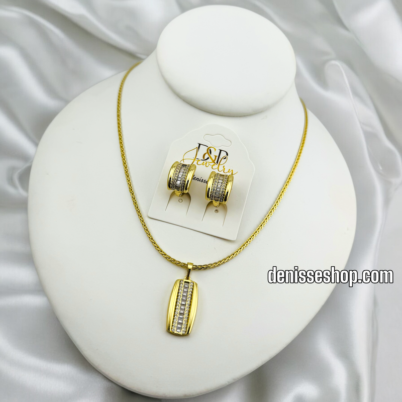 14K ELEGANT NECKLACE SET N203