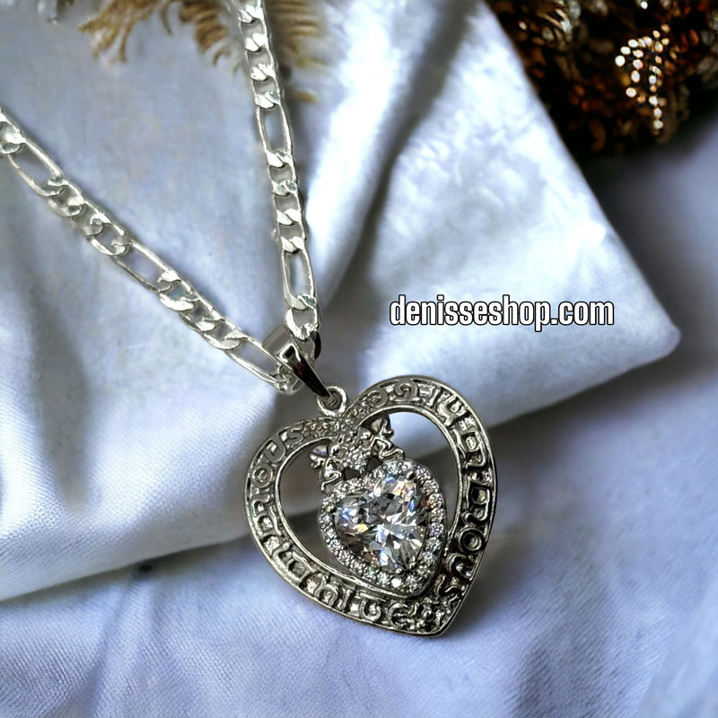 SILVER HEART PENDANT P167