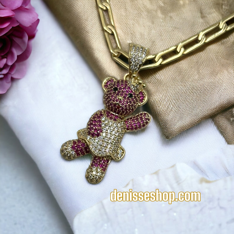 18K Bear Pendant P165