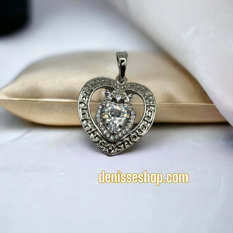 SILVER HEART PENDANT P167