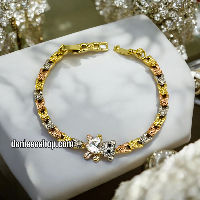 14K /WOMAN BEAR BRACELET BR551