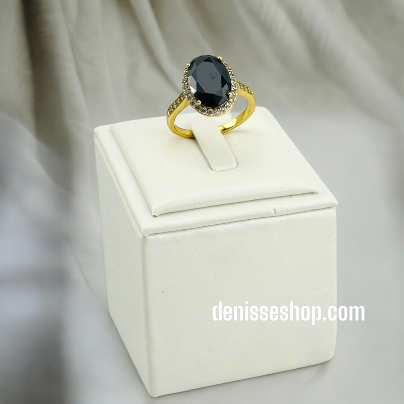 14K BLACK RING RG200