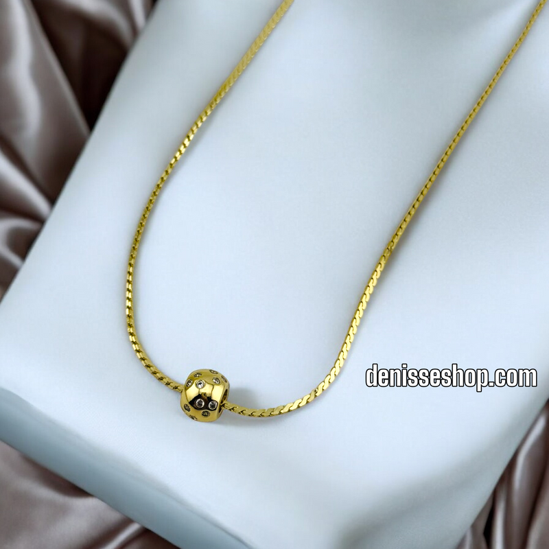 14K FASHION BEAD P608