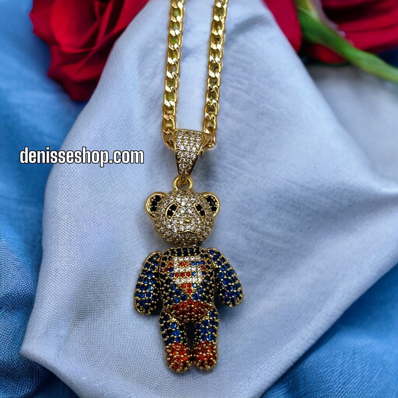 18K BEAR PENDANT P252