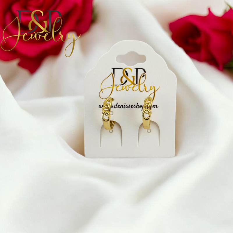 14K SMALL PLAIN  HOOP EARRING HP640