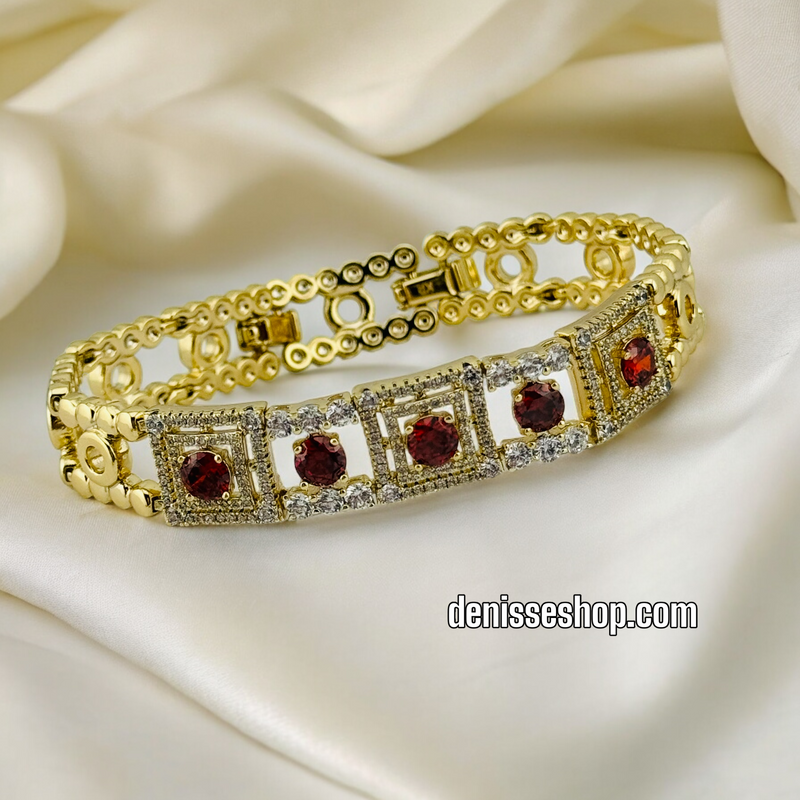 14K RED BRACELET BR373