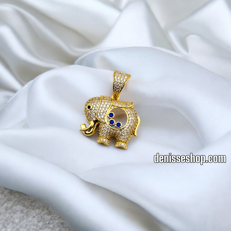 14K WOMEN CUTE ELEPHANT PENDANT P628