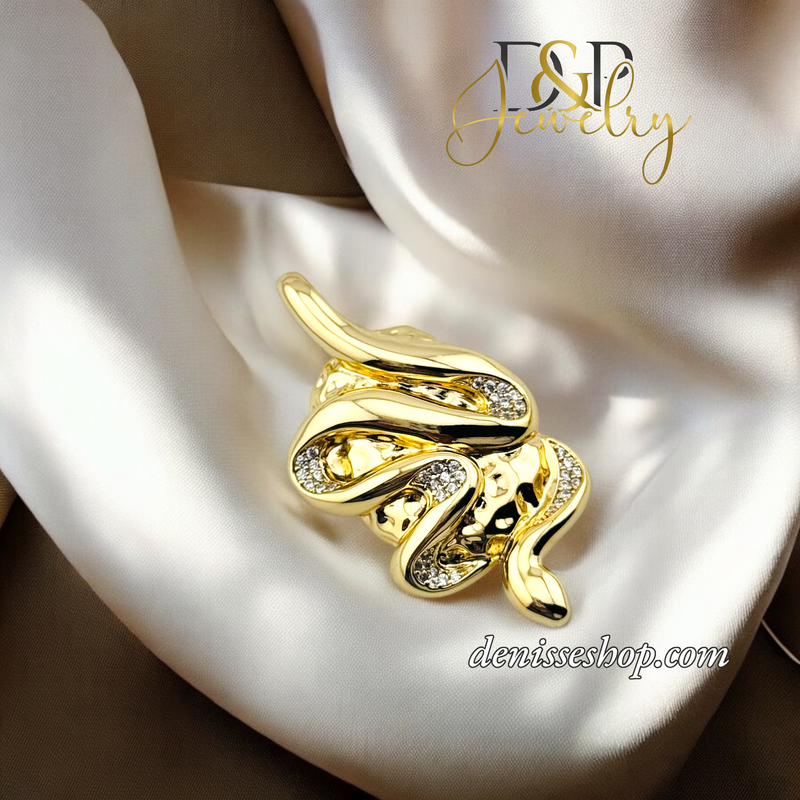 14K SNAKE PENDANT P701