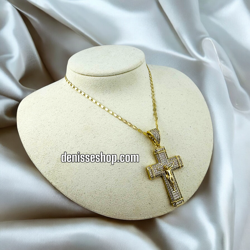 14K / WOMAN CROSS PENDANT P599