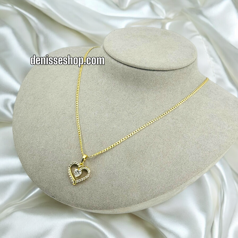 14K HEART PENDANT P431