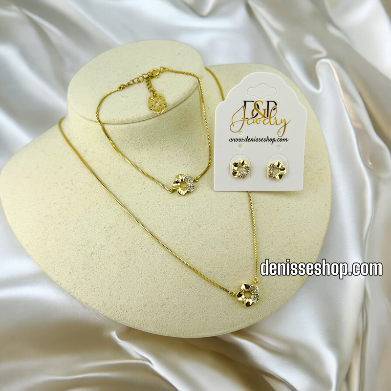 14K WOMAN/ NECKLACE SET N152