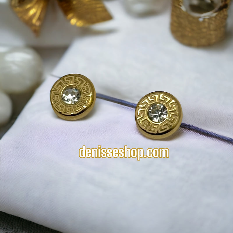 14K SMALL GOLD EARRING E279