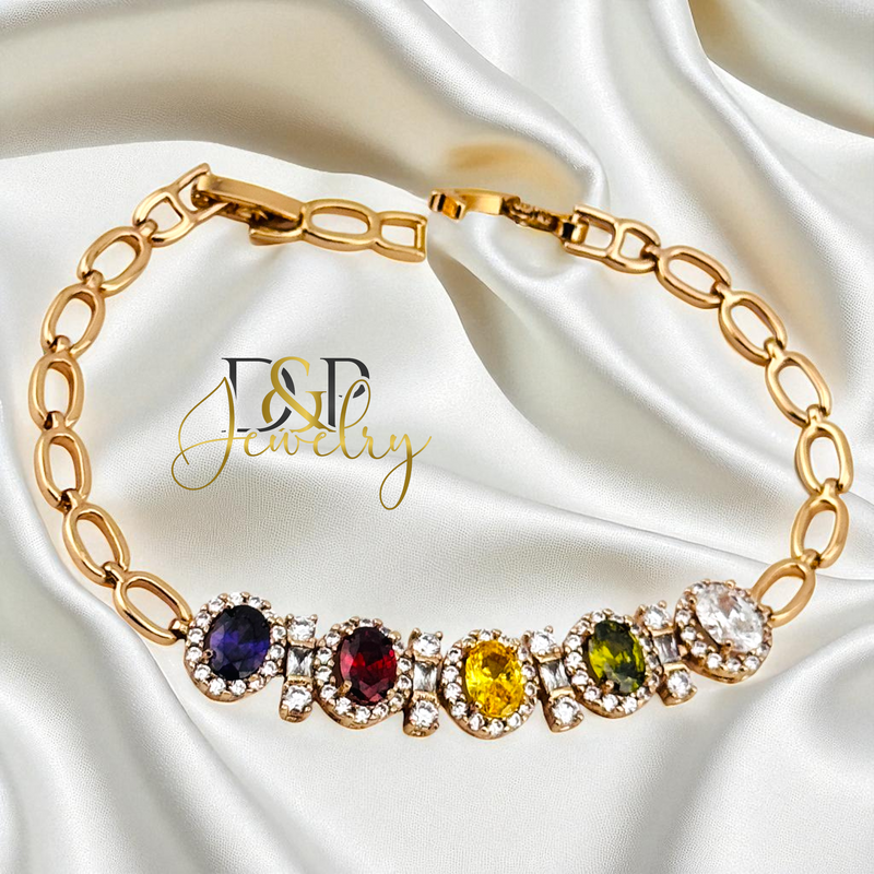 18K MULTICOLOR BRACELET BR824