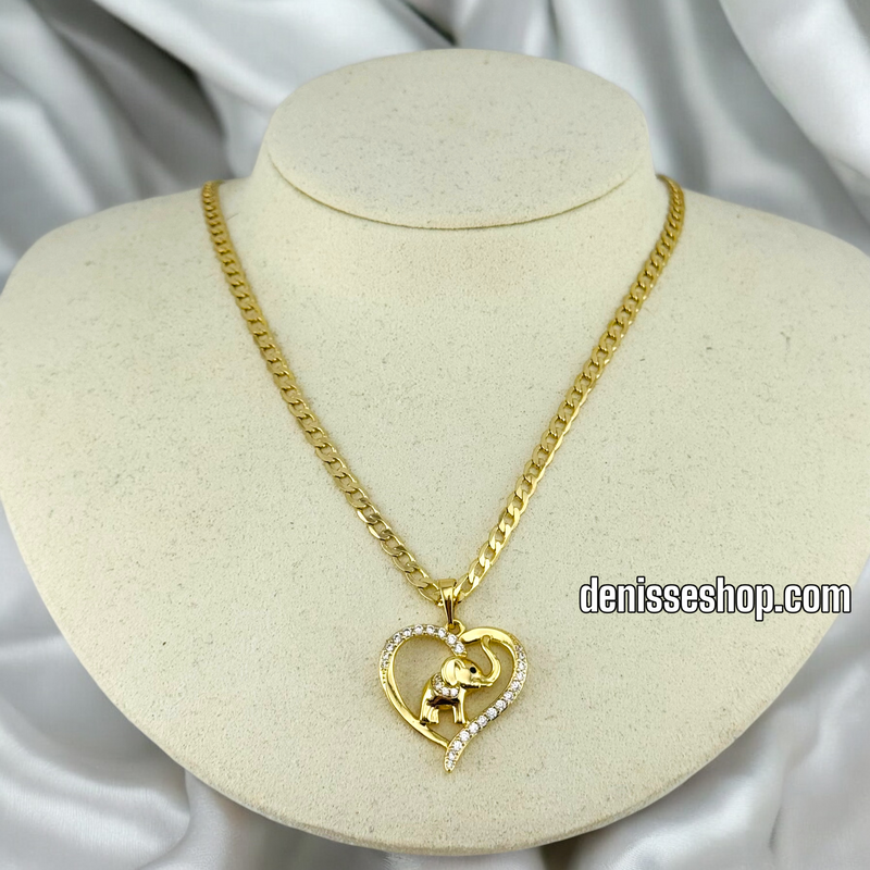 14K WOMEN/ELEFANT HEART PENDANT P525