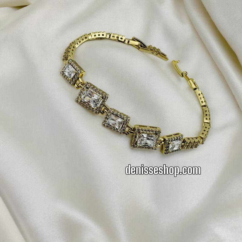 14K WHITE BRACELET BR351