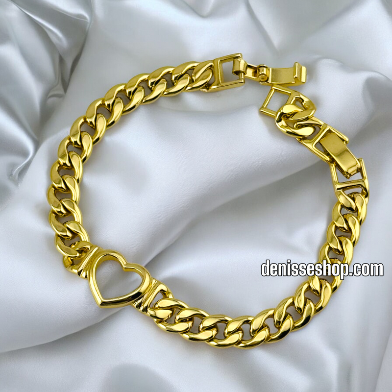 14K /WOMAN HEART BRACELET BR555