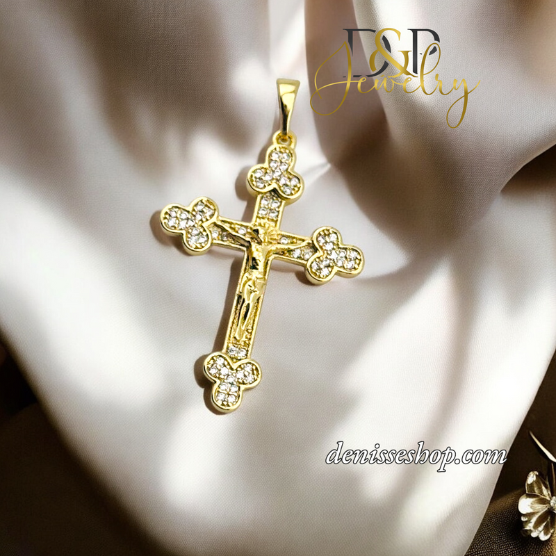 14K CROSS PENDANT P700