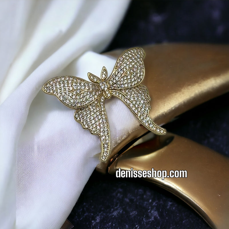 14K BUTTERFLY BROOCH