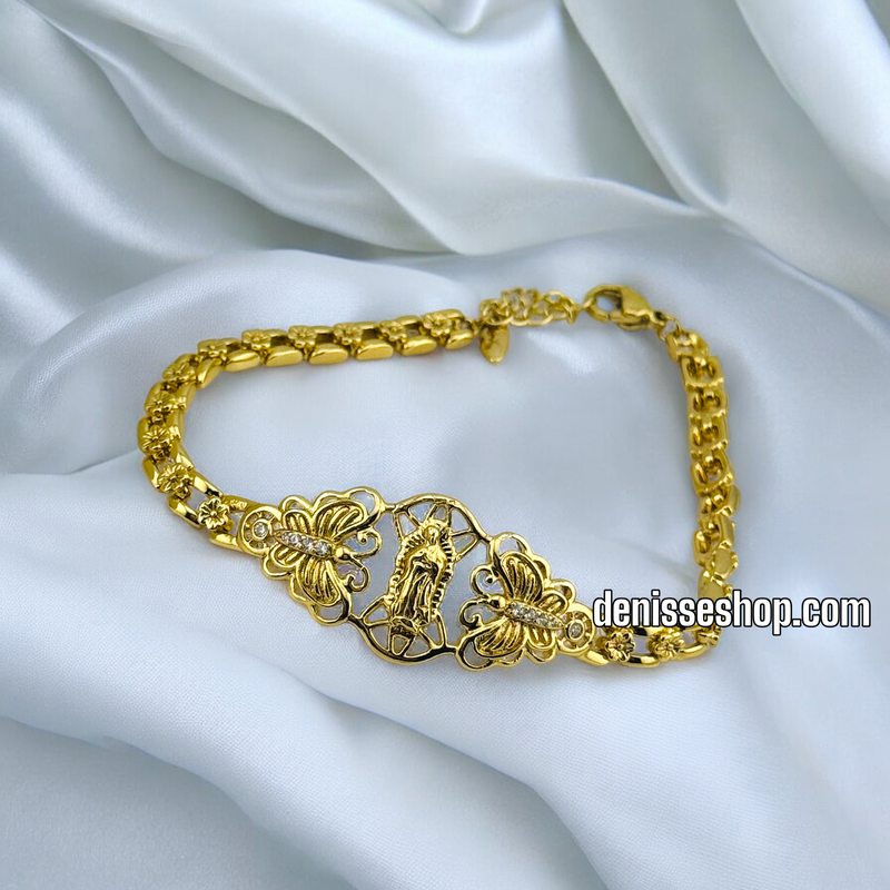 14K WOMEN VIRGEN MARY BRACELET BR610