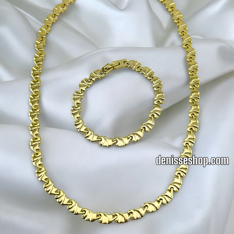 14K ELEPHANT NECKLACE SET N134