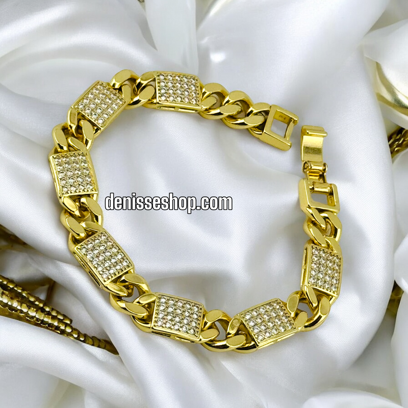 14K CUBAN FASHION BRACELET BR461