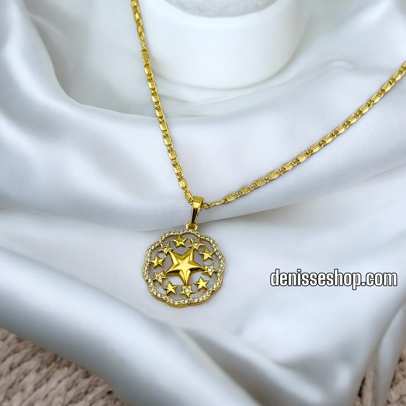 14K GOLD STAR PENDANT P507