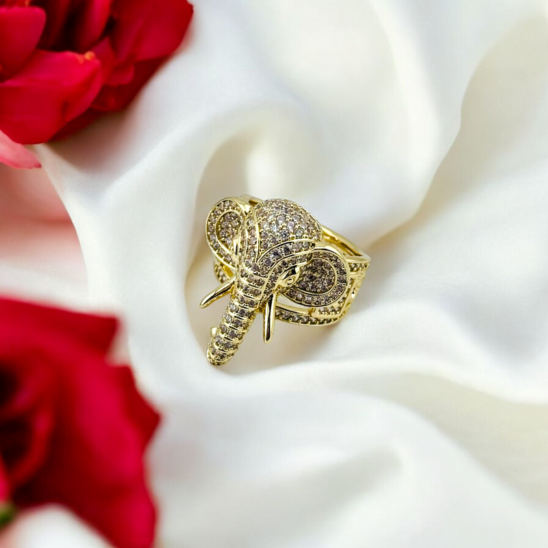 14K WOMEN ELEPHANT RING RG348