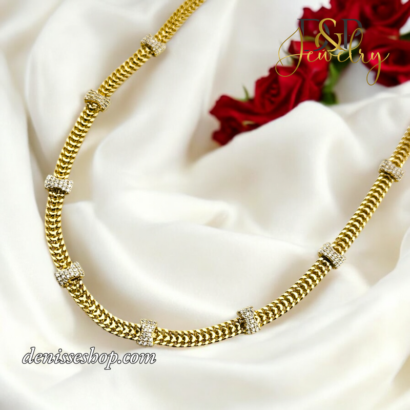 14K FASHION GOLD NECKLACE SET N242