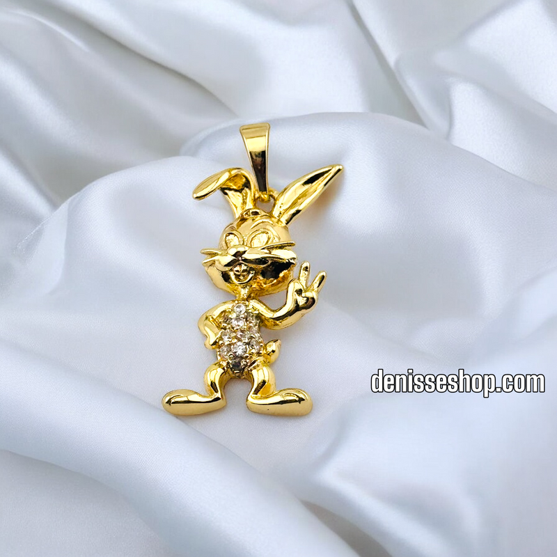 14K WOMEN/GIRL BUNNY PENDANT P662