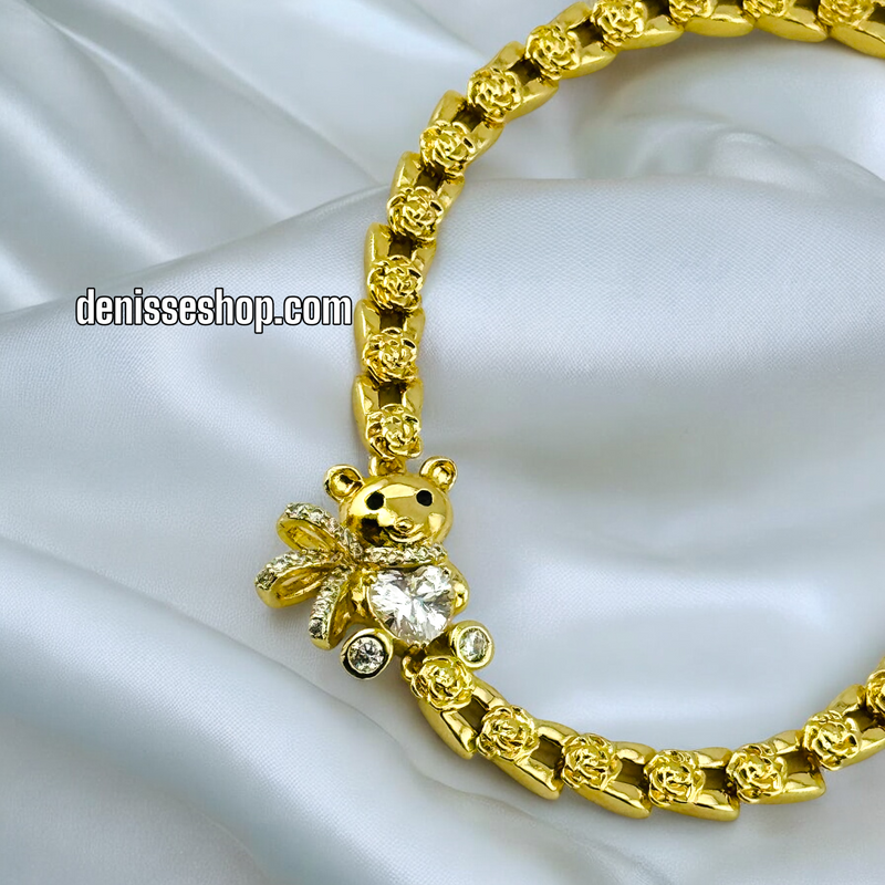 14K BEAR BRACELET BR499