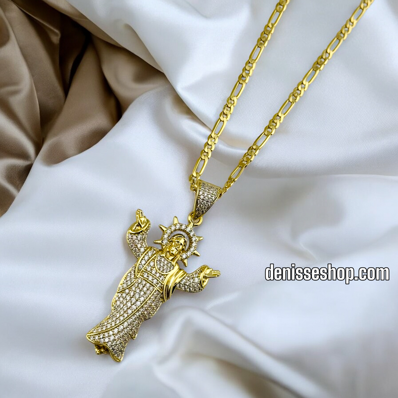 14K WOMEN / MEN JESUS PENDANT P533