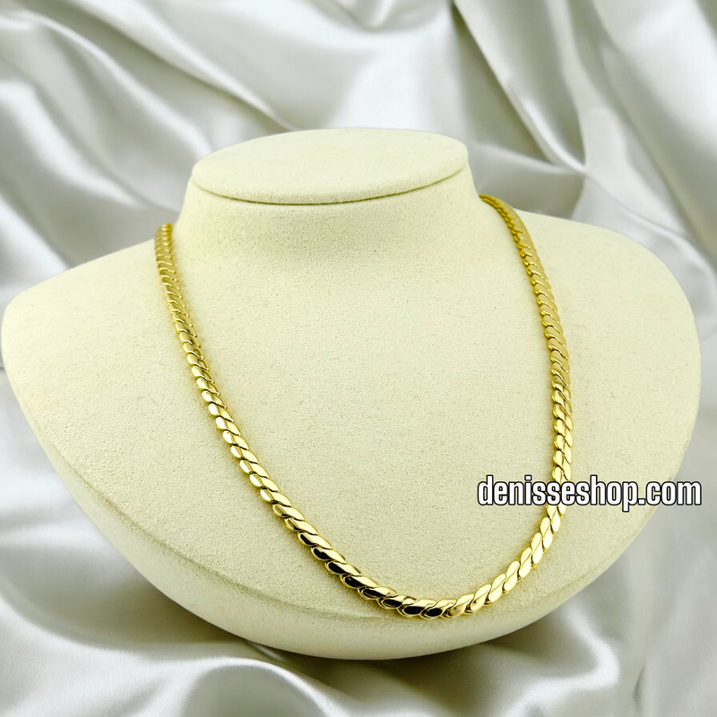 14K GOLD  NECKLACE AND BRACELET SET N35