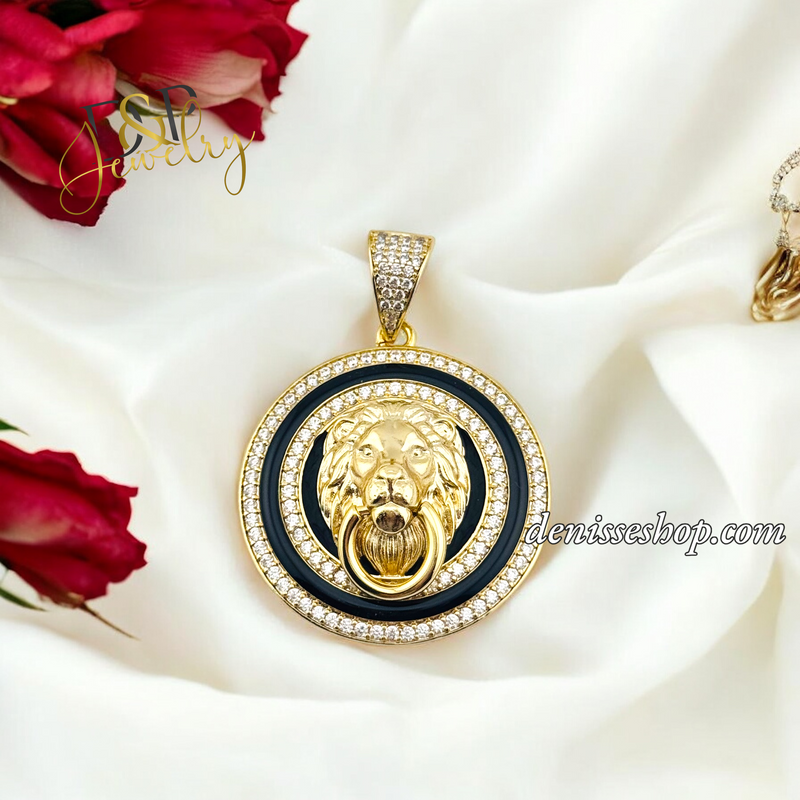 14K LION PENDANT P665