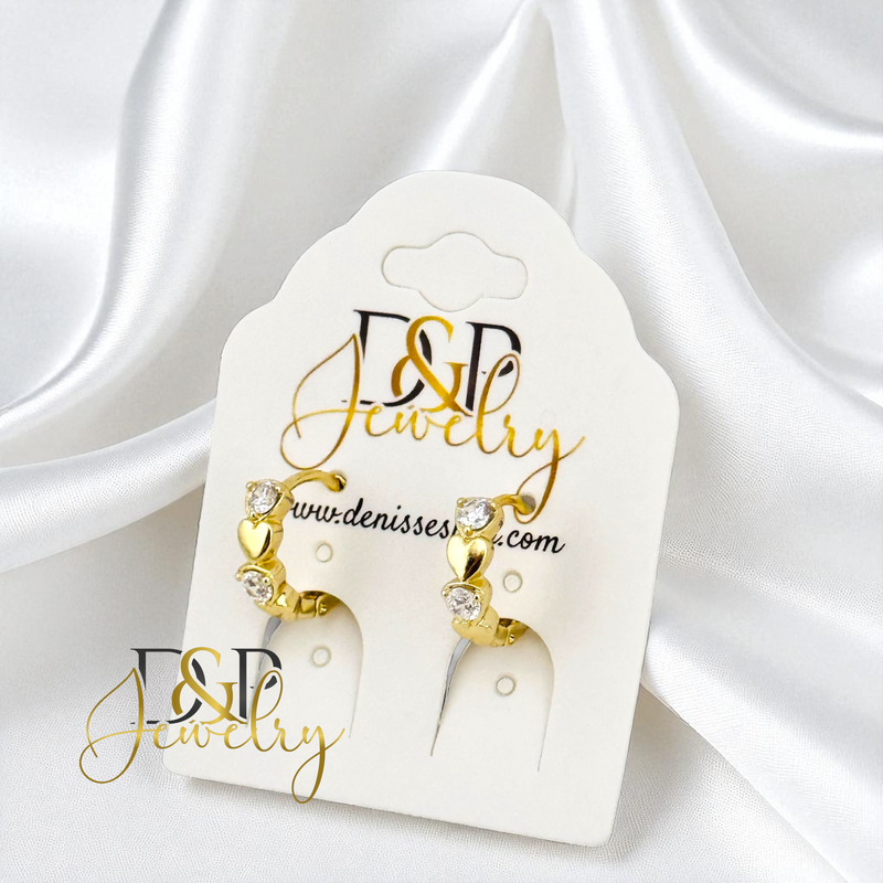 14K GOLD SMALL HOOP EARRING HP746
